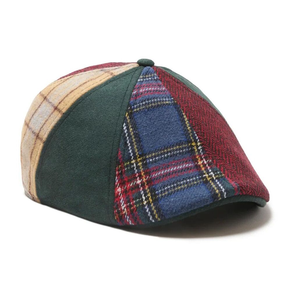 The Nutcracker Boston Scally Cap - Holly & Pine Plaid XXL New